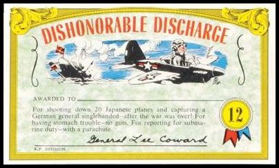 12 Dishonorable Discharge